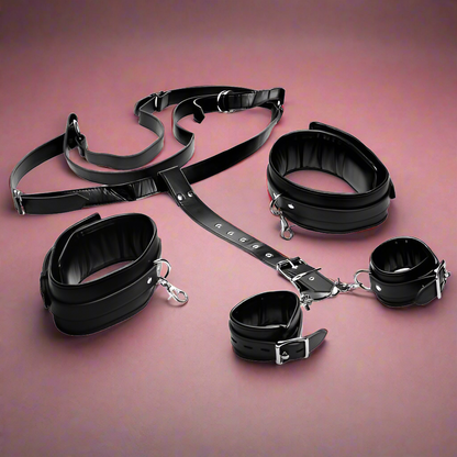 Deluxe Wirst Cuffs with Thigh Sling