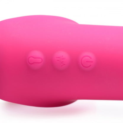 Ultimate Pleasure: Remote Control Ergo-Fit G-Pulse Inflatable and Vibrating Strapless Strap-on - Pink