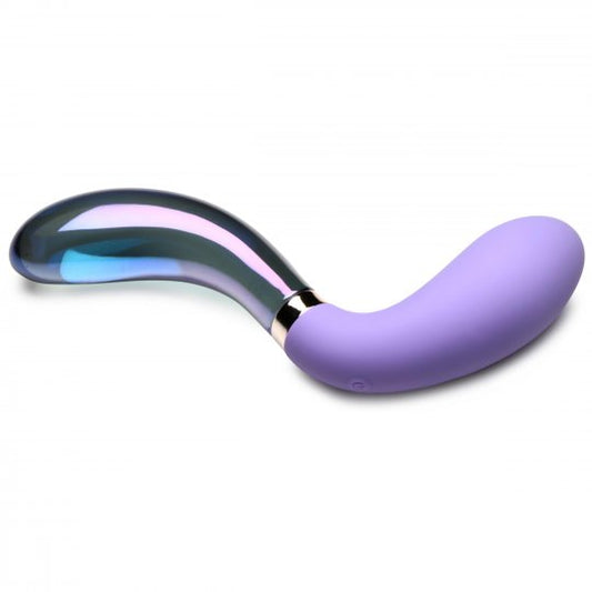 Intensify Pleasure with Pari: Dual-Ended Wavy Silicone and Glass Vibrator